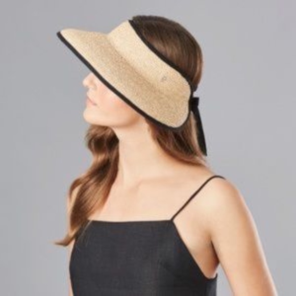 Helen Kaminski Mita Packable Raffia Visor main image 10